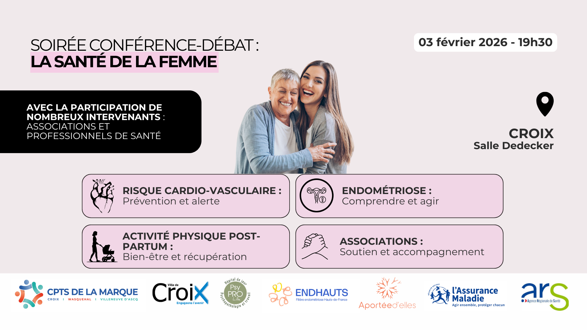 bannière la santé de la femme